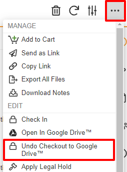 Undo for Google Drive